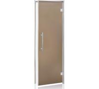 Portes de douche Benelux, finition mate - Verre bronze mat / 80 x 190 cm