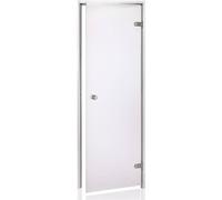 Portes de hammam Scan - Verre mat blanc / 60 x 190