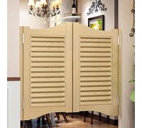 Portes intérieures Western Saloon pour maison, bar, porche, entrée, fermeture automatique, design en bois personnalisable