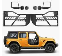 Portes tubulaires VEVOR Jeep (2 portes) de style chasseur avec charnières robustes et verrouillage OE, portes Jeep avec rétroviseurs, adaptées aux Jeep Wrangler JL 2018-2024 et Jeep Gladiator JT 2020-