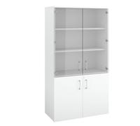 Portes verre ARCH pour armoire haute L 100 cm - lot de 2