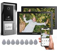 Portier vidéo, écran tactile 7 pouces, résolution 1080P, connexion filaire, 2M1D une touche
