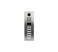 Portier vidéo IP Multi-utilisateurs 6 sonnettes - Doorbird D2106V - Encastrable - Finition INOX