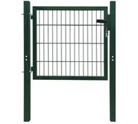 Portillon 2D - vidaXL - Vert - Acier - 106 x 130 cm
