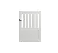 Portillon alu semi-ajouré en kit Dimensions L.1000 (entre piliers) x H.1300 mm Gris (7016)