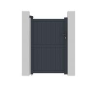 Habitat et Jardin – Portillon aluminium Maurice – 101,2 x 155,9 cm – Gris