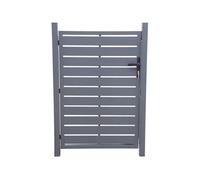 Portillon battant de jardin aluminium avec serrure et poignée PORTILLON ALUMINIUM 100X146CM