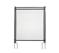 Portillon de clôture horizont 80-95 cm sans électricité - porte de clôture de jardin pour filets, idéal camping, jardin et enclos