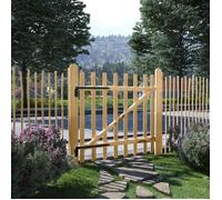 vidaXL Portillon de Clôture Simple Bois de Noisetier 100x100 cm Porte Jardin