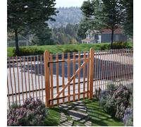 vidaXL Portillon de Clôture Bois de Noisetier Imprégné 100x120 cm Porte Jardin