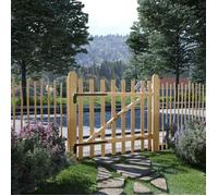 vidaXL Portillon Simple de Clôture Bois de Noisetier 100x90 cm Porte Jardin