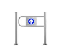 Portillon de sécurité battant, à Ressort et à Ouverture par poussée, pour Un contrôle d'entrée/Sortie sécurisé dans Les supermarchés et Les usines.