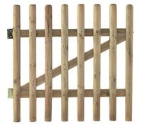Forest Style Portillon en Bois traité Autoclave 100 cm x 100 cm avec Chanière et Loquet - Buffalo