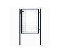 Portillon grillagé Eco garden l.105 x H.125 cm, gris
