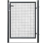Portillon Nice Gate - Passage 1m - Maille 50 x 50 mm - Hauteur 1m00 - Couleur Gris Anthracite