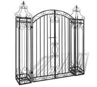 Portillon Ornemental de Jardin - vidaXL - fer - 122 x 20,5 x 134 cm@bfg96e