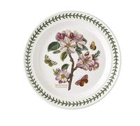 Portmeirion Botanic Garden Assiette plate individuelle | Motif amande fleurie | Rond | Passe au lave-vaisselle, micro-ondes et four | 26,7 cm | Fabriquée en Angleterre