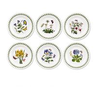 Portmeirion Home & Gifts BG05082 Botanic Garden Lot de 6 assiettes à dessert Blanc 16,5 cm