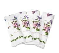 Portmeirion Home & Gifts Lot de 4 Serviettes en Coton, Multicolores, 45 x 45 x 1 cm