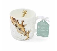 Portmeirion Home & Gifts MMMK5629-XS Mug Premier baiser (girafe), porcelaine anglaise, multicolore, 8,5 x 8,4 x 8 cm, 325,3 ml
