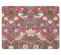 Portmeirion Home & Gifts Pimpernel Strawberry Thief Lot de 6 Sets de Table Rouge