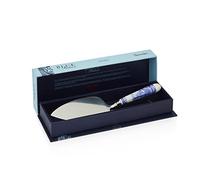 Portmeirion Home & Gifts Spode BLI1104-X Pelle à gâteau en porcelaine avec poignée en porcelaine et acier inoxydable Bleu/blanc 25 cm