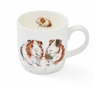 Portmeirion Home & Gifts Wrendale Tasse simple en porcelaine anglaise Motif cochon d'Inde
