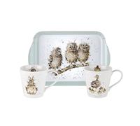 Portmeirion Home & Gifts X0011658739 Wrendale by Royal Worcester s/2 Tasses et Plateau Wrendale Designs (,2 pièces (Lot de 1))