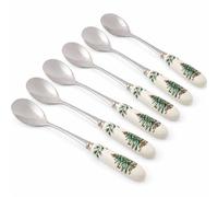 Portmeirion Lot de 6 cuillères à café, Acier Inoxydable, Multicolore, 2,4 x 15 x 1 cm