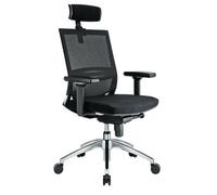 PORTO MAX - Siège de bureau de qualité professionnelle Noir