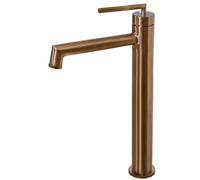 Portofino mitigeur lavabo haut cuivre brossé Essebagno
