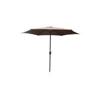 Portofino - Parasol Droit Rond 2,94 X 2,94 M Chocolat Marron