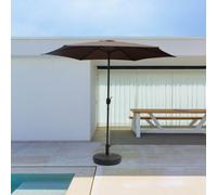 Portofino parasol marron rond 2,94 x 2,94 m