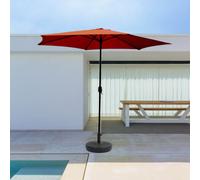 Concept Usine Parasol Portofino rond 2,94 x 2,94 m terracotta
