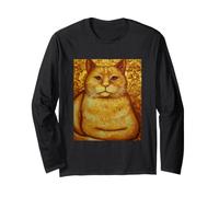 Portrait de Chat Gustav Klimt Art Style Manche Longue