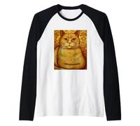 Portrait de Chat Gustav Klimt Art Style Manche Raglan