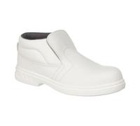 Portwest Chaussure Montante S2 Steelite, Couleur: Blanc, Taille: 44, FW83WHR44