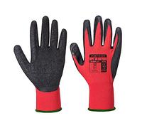Gants de travail Portwest A174 en latex Flex Grip noir/rouge - La paire - Taille S