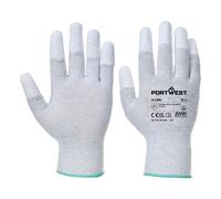 Portwest A198 Gant Antistatique bout de doigts enduit PU Gris - La paire - Taille S