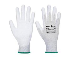 Portwest A199 Gant paume enduit PU antistatique Gris - Taille XXS