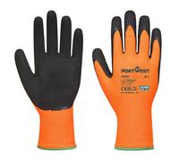Portwest A340 HiVis Grip Handschuh - Latexschaum Orange/Black Gr. XXL