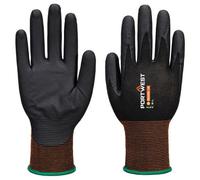 Portwest A374 Gant GP Grip 18 mousse de nitrile Noir - Taille S