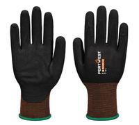 Portwest A375 Gant GP Grip 18 nitrile sablé Noir - Taille L