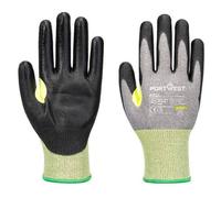 Portwest A651 Gant anti-coupures CS E15 PU Gris/Noir - Taille XXL