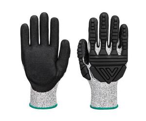 Portwest A723 Gant TPV Impact anti-coupure Gris/Noir - La paire - Taille XL