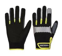 Portwest A770 Gant usage général PW3 Noir/jaune - Taille M
