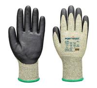 Portwest A783 Gant Arc Grip 13E Niveau 3 Vert/Noir - Taille XL