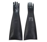 Portwest A803 Gant Caooutchouc Latex Lourd 60 cm Noir - Taille L