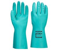 Portwest Gants de protection Nitrosafe Plus A812 – Chimie – Vert – Taille S