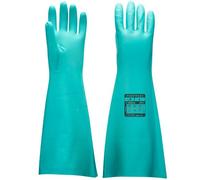 Portwest A813 Gant Nitrile Extra-Long Vert - Taille L